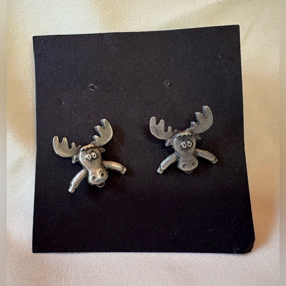 Adorable Moose Earrings